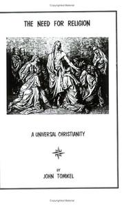 Cover of: The Need For Religion