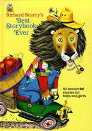 Cover of: Richard Scarry's best story book ever