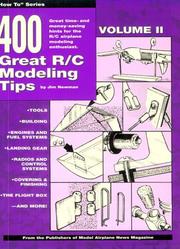 Cover of: 400 Great R/C Modeling Tips (Four Hundred Great R-C Modeling Tips)