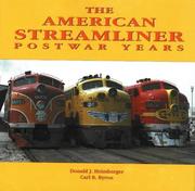 Cover of: The American streamliner: postwar years