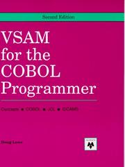 Cover of: VSAM for the COBOL programmer: concepts, COBOL, JCL, IDCAMS