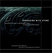 Cover of: Gardening with Stone by Jan Kowalczewski Whitner, Jan Kowalczewski, Linda Quartman Younker