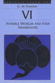 Cover of: Invisible worlds and their inhabitants