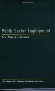 Cover of: Public sector employment in a time of transition