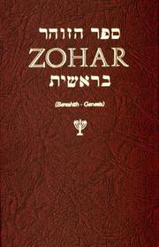 Cover of: Zohar: Beresith