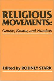 Cover of: Religious movements: genesis, exodus, and numbers