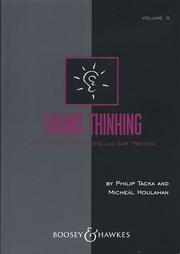 Cover of: Sound Thinking - Volume II: Music for Sight-Singing and Ear Training