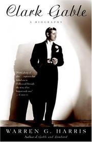 Cover of: Clark Gable: A Biography