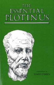 The essential Plotinus by Plotinus