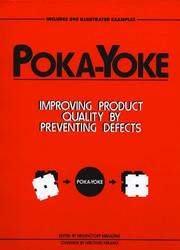 Cover of: Poka-yoke by edited by Nikkan Kogyo Shimbun, Ltd./factory magazine ; with a preface by Shigeo Shingo ; publisher's foreword by Norman Bodek.