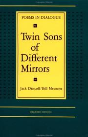 Cover of: Twin Sons of Different Mirrors: Poems in Dialogue