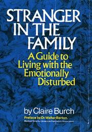 Cover of: Stranger in the Family by Claire Burch