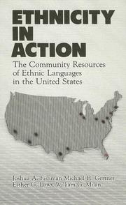 Cover of: Ethnicity in action: the community resources of ethnic languages in the United States