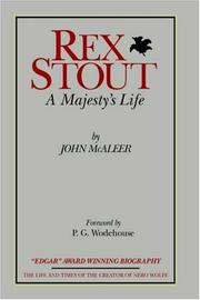 Cover of: Rex Stout: A Majesty's Life - Millennium Edition