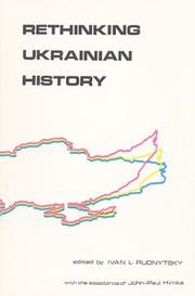 Cover of: Rethinking Ukrainian history