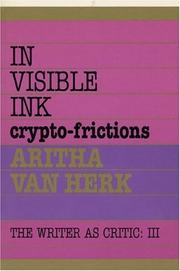Cover of: In visible ink: crypto-frictions