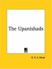 Cover of: The Upanishads by G. R. S. Mead