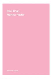 Cover of: Paul Chan / Martha Rosler (Between Artists)