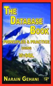 Cover of: database book: principles & practice using MySQL