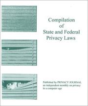 Cover of: Compilation of State and Federal Privacy Laws 02 with 06 Suppl