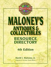 Cover of: Maloney's Antiques & Collectibles Resource Directory