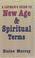 Cover of: A layman's guide to New Age & spiritual terms
