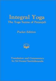 Cover of: Integral yoga: the yoga sutras of Patanjali