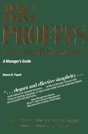 Big profits from small companies by Steven D. Popell