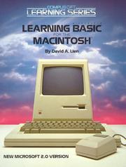 Cover of: Learning Microsoft BASIC for the Macintosh