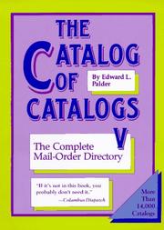 The Catalog of Catalogs V by Edward L. Palder