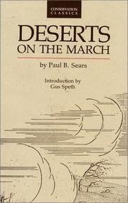 Deserts on the march by Paul Bigelow Sears