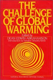 Cover of: The Challenge of global warming