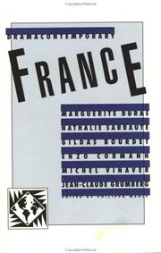 Cover of: Drama Contemporary: France--Plays by Marguerite Duras, Nathalie Sarraute, Gildas Bourdet, Enzo Cormann, Michel Vinaver, and Jean-Claude Grumberg