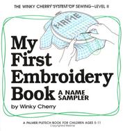 Cover of: My first embroidery book: a name sampler