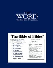 Cover of: The Word: The Bible from 26 Translations/Bonded Leather
