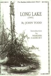 Cover of: Long Lake: a facsimile of the 1845 edition