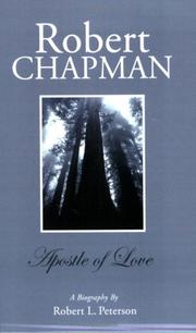 Cover of: Robert Chapman: A Biography