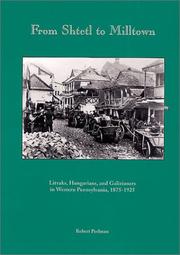 Cover of: From Shtetl to Milltown by Robert Perlman