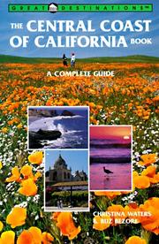 Cover of: The Central Coast of California book by Christina Waters