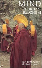 Cover of: Mind in Tibetan Buddhism by Lati Rinbochay.