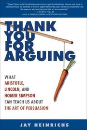 Cover of: Thank You for Arguing