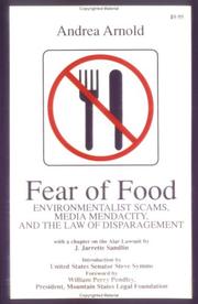 Fear of food by Andrea Arnold, Jay Sandlin