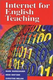Cover of: Internet for English teaching