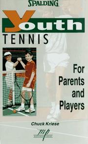 Cover of: Spalding youth tennis: for parents and players