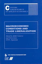 Macroeconomic conditions and trade liberalization