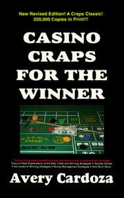 Cover of: Casino craps for the winner by Avery Cardoza