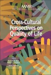 Cover of: Cross-cultural perspectives on quality of life