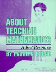 Cover of: About teaching mathematics
