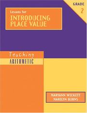 Cover of: Lessons for Introducing Place Value: Grade 2 (Teaching Arithmetic)
