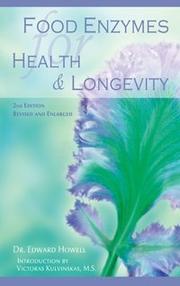 Cover of: Food enzymes for health and longevity